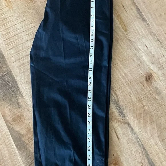 Eddie Bauer Women Casual Dress Pants Navy Blue Size 10P Stretch w/ Ankle Slits - Picture 8 of 10